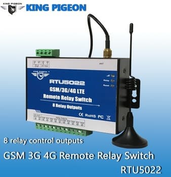 GSM 3G 4G SMS Remote Controller_8 Relay Outputs_